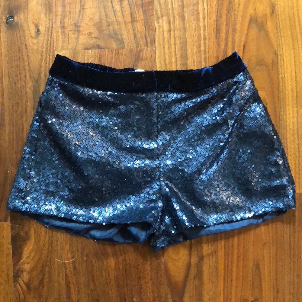 NWOT Boden Jonnie b Girls Sequined Shorts Size 24”